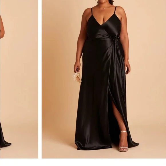black slip mini dress Black Satin Mini Dress
